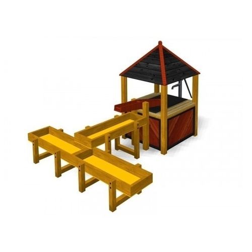 Casetta da gioco per parco giochi - LILLY AP   - TLF srl - a pavimento / a tenuta stagna / con sabbiera