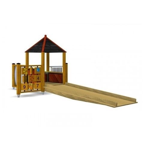 Casetta da gioco per parco giochi - CÀ ROSINA  - TLF srl - a pavimento / a tenuta stagna / con sabbiera