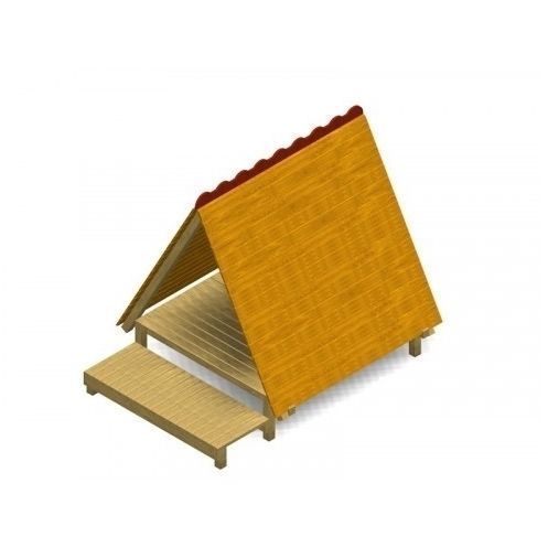 Casetta da gioco per parco giochi - CAPANNA C    - TLF srl - a tenuta stagna / a pavimento / in legno
