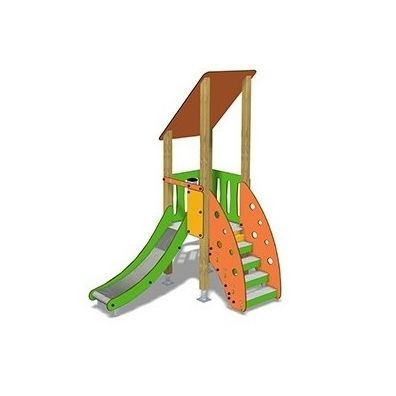 Scivolo dritto - TOGO G1056  - TLF srl - per parco giochi / in legno / in HPL