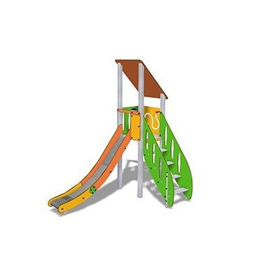 Scivolo dritto - TOGO G1054 - TLF srl - per parco giochi / in HPL / in alluminio