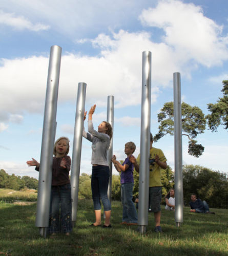 Struttura ludica musicale - EMPEROR CHIMES  - TLF srl - per parco giochi / in metallo