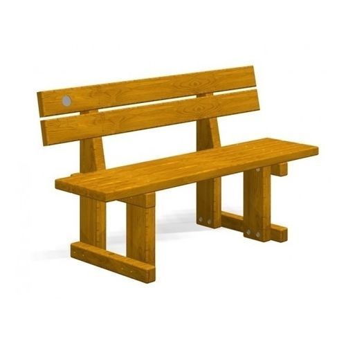 Panca per spazi pubblici classica - LA SPEZIA  - TLF srl - in legno / con schienale / senza braccioli