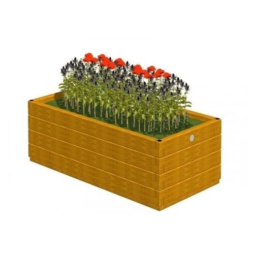 Fioriera in legno - 3.313/C - TLF srl - rettangolare / classica / per spazi pubblici
