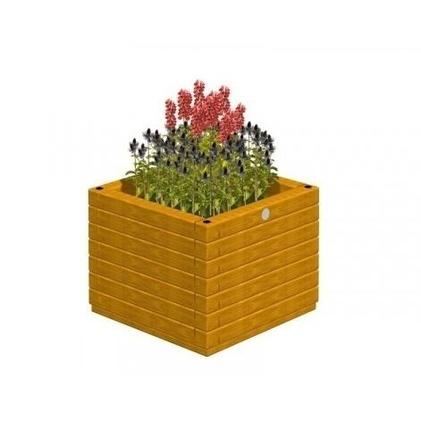 Fioriera in legno - 3.303/B  - TLF srl - quadrata / classica / per spazi pubblici