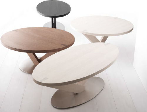 Tavolo d'appoggio contemporaneo - VICTOR - Flai - in legno / rotondo / per uso residenziale