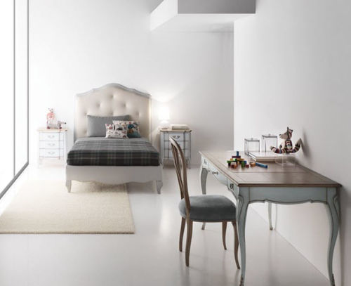 Letto singolo - ODILE  - Flai - classico / in pelle