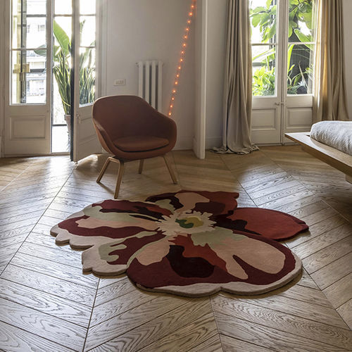 Tappeto contemporaneo - Flora Bloom - nanimarquina - a fiori / in lana / rettangolare