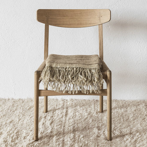 Plaid in lino - Wellbeing - nanimarquina - in seta