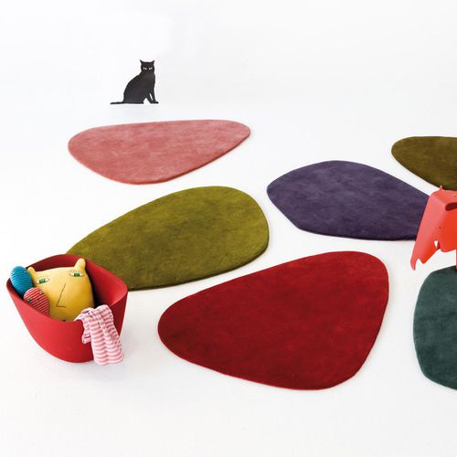 Tappeto contemporaneo - Cal - nanimarquina - a tinta unita / in lana della Nuova Zelanda / tufted a mano