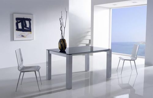 Tavolo da pranzo contemporaneo - MARTINA - Tadel Grup - in vetro / rettangolare / per uso residenziale