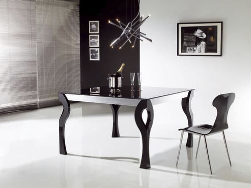 Tavolo da pranzo contemporaneo - XONA  - Tadel Grup - in vetro / rettangolare / per uso residenziale