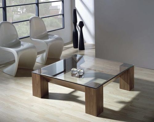 Tavolino basso contemporaneo - ADRA - Tadel Grup - in vetro / quadrato / per uso residenziale
