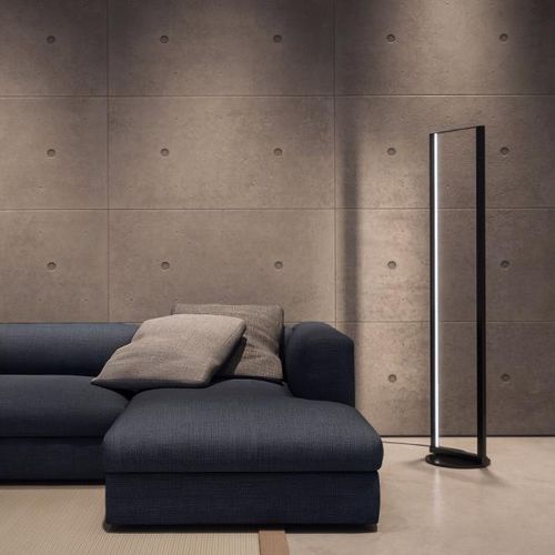 Lampada da terra - AMADEUS - IDEALLUX - in acciaio / in policarbonato / contemporanea