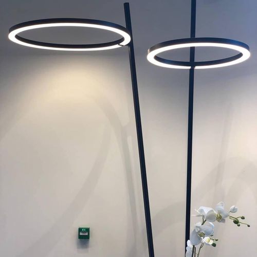 Lampada da terra - ZERO - IDEALLUX - in alluminio estruso / contemporanea / con cavo