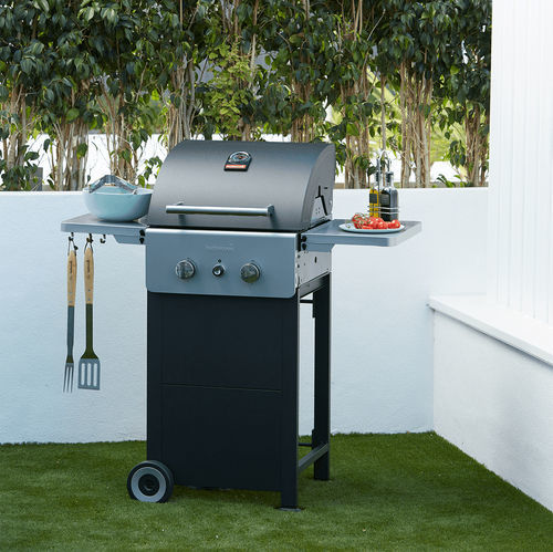 Barbecue a gas - Spring 2002 - BARBECOOK - con rotelle / da terra / in metallo