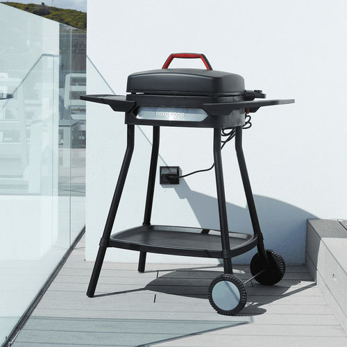 Barbecue elettrico - Alexia 5111 - BARBECOOK - con rotelle / da terra / in ghisa di alluminio