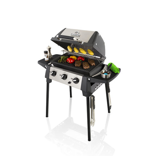 Barbecue a gas - PORTA-CHEF™ 320 - Broil King - da terra / in ghisa / in acciaio inossidabile