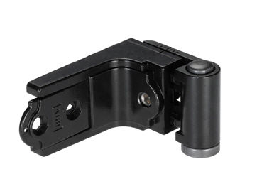 Kit Piastra Di Chiusura Ad Angolo E Perno Spagnoletta Nera AGB H00901 - Foto 5