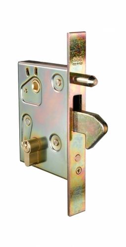 Serratura meccanica - GANCIO  - AGB - Alban Giacomo Spa - per porta scorrevole / a 1 punto / da incasso