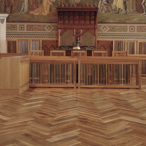 Parquet massello - MASS : CORRENTI - ALI - in noce / opaco / da incollare