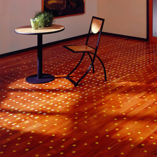 Parquet massello - PREMASS : INTARSI - ALI - in legno / verniciato / colorato