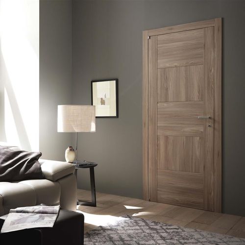 Porta da interno - SQUARE - Gruppo Door 2000 - in legno massiccio / battente / senza vetri