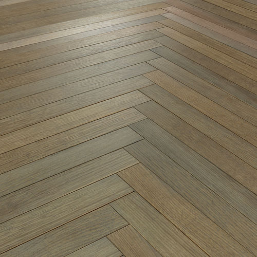 Parquet multistrato - HERRINGBONE 90°SKY - BASSANO PARQUET - in legno / a spina di pesce / opaco
