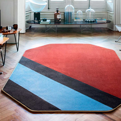 Tappeto contemporaneo - DUCALE  - BESANA MOQUETTE - a righe / rettangolare / pelo raso