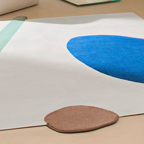 Tappeto contemporaneo - PULSE  - BESANA MOQUETTE - con motivi geometrici / pelo raso / marrone