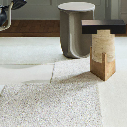 Tappeto contemporaneo - STRATA   - BESANA MOQUETTE - con motivi geometrici / rettangolare / pelo raso