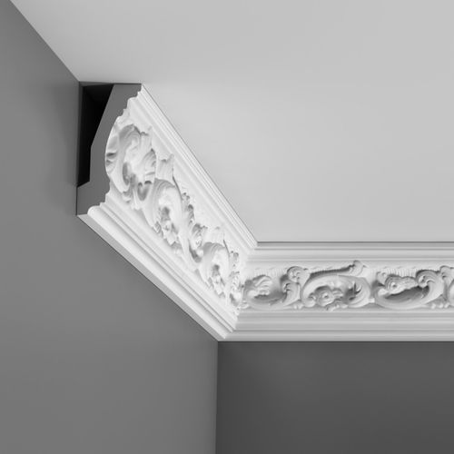 Cornicione in schiuma di poliuretano - CORNICE SOFFITTO CLASSICA C201 - BIANCHI LECCO SRL - prefabbricato / indoor