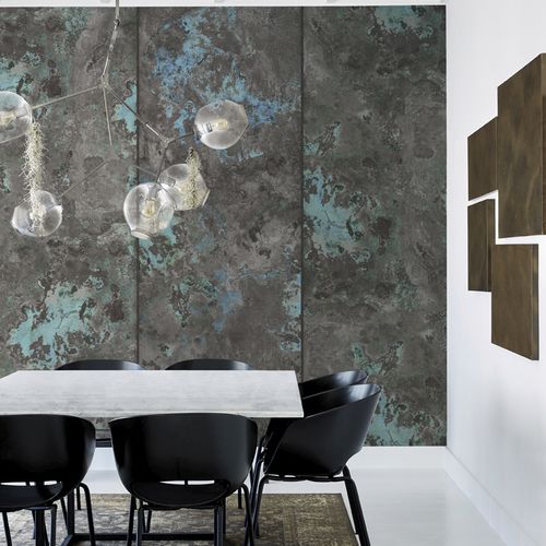 Carta da parati contemporanea - MURAL METALLIC PH15001 - BIANCHI LECCO SRL - in tessuto non tessuto / con motivo astratto / aspetto tessuto