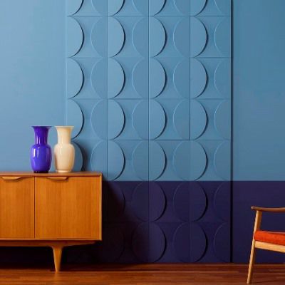 Pannello decorativo da parete - W107 CIRCLE - BIANCHI LECCO SRL - leggero / in poliuretano / 3D