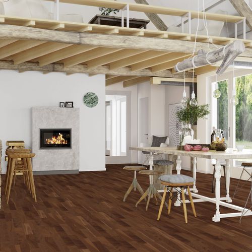 Parquet multistrato - NUN2356D - BOEN PARKETT - in noce / a spina di pesce / opaco
