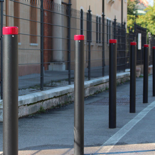 Dissuasore di sicurezza - PALETTE 80 - CITY DESIGN - fissa / in acciaio galvanizzato / in acciaio termolaccato