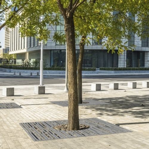 Griglia per alberi quadrata - RADICI - CITY DESIGN - in acciaio / in acciaio galvanizzato / in acciaio termolaccato