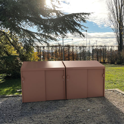 Copribidone per uso residenziale - CLEAN - CITY DESIGN - in lamiera d'acciaio / in acciaio galvanizzato
