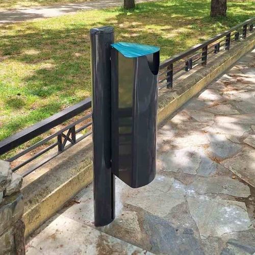 Portarifiuti pubblico - FIORE - CITY DESIGN - per raccolta differenziata / da terra / in acciaio galvanizzato