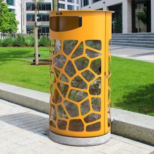Portarifiuti pubblico - GIRAFFE  - CITY DESIGN - per raccolta differenziata / in acciaio galvanizzato / in calcestruzzo