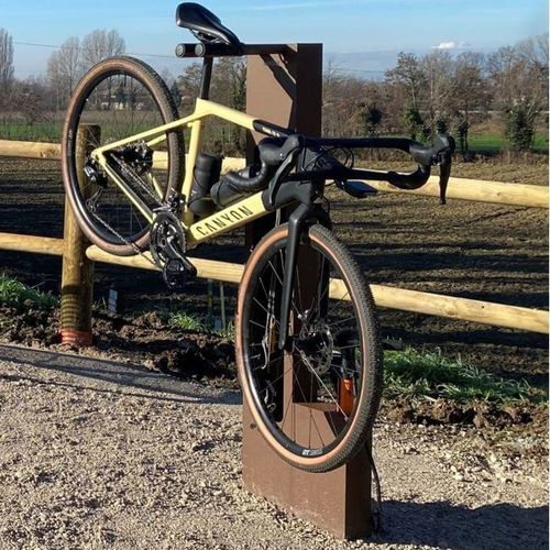 Stazione di riparazione biciclette in alluminio - CISON CO - CITY DESIGN - in acciaio inossidabile / con set di utensili / con pompa di gonfiaggio