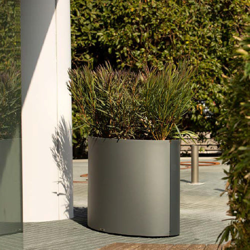 Fioriera in corten - DUO - CITY DESIGN - in acciaio galvanizzato / in acciaio inossidabile / circolare