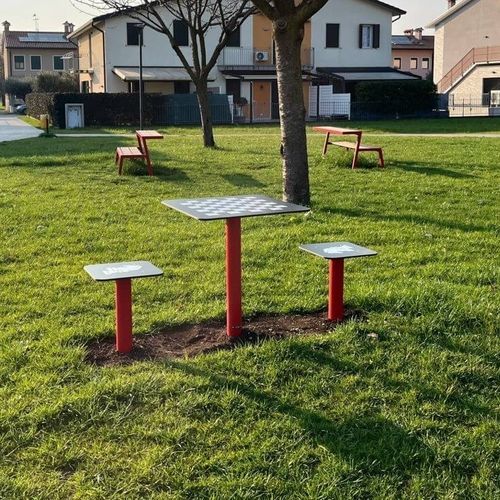 Tavolo da scacchi per esterni - LAND - CITY DESIGN - contemporaneo / per scuola / per università