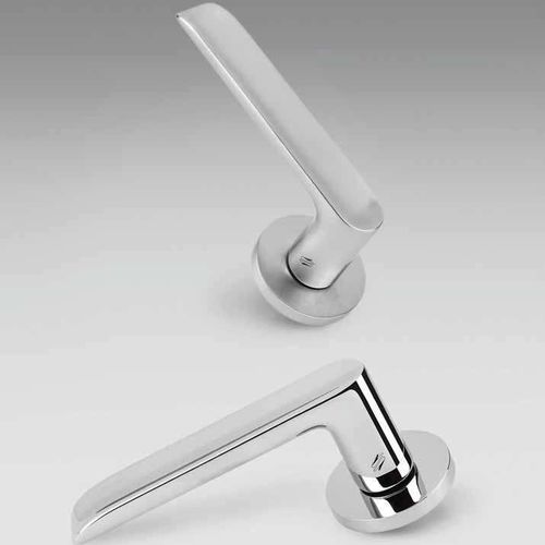 Maniglia per porta - LUND - COLOMBO DESIGN - in ottone / contemporanea / cromata