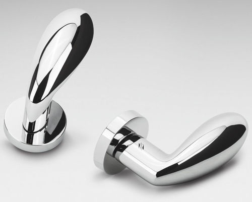 Maniglia per porta - DROP - COLOMBO DESIGN - in ottone / contemporanea / cromata