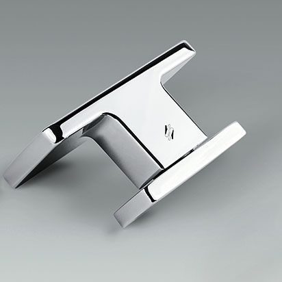 Pomello per porta contemporaneo - PUSH - COLOMBO DESIGN - in ottone