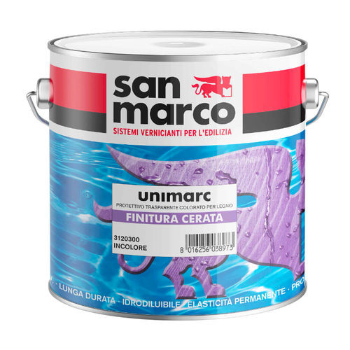 Vernice di protezione - UNIMARC FINITURA CERATA - San Marco - acrilica / per legno / satinata