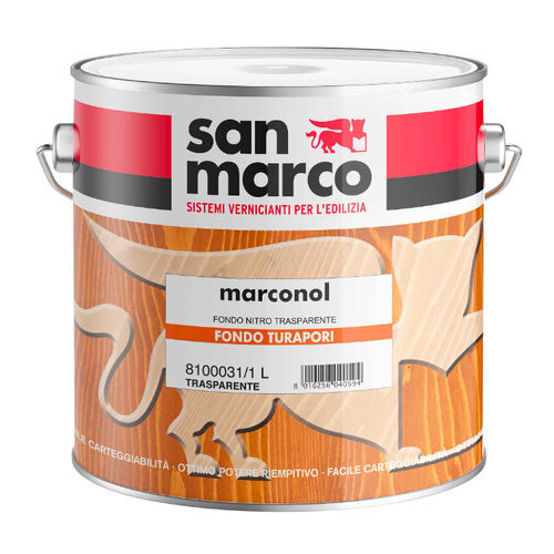 Primer per legno - MARCONOL FONDO TURAPORI - San Marco - a base di resina acrilica / sintetico / da interno