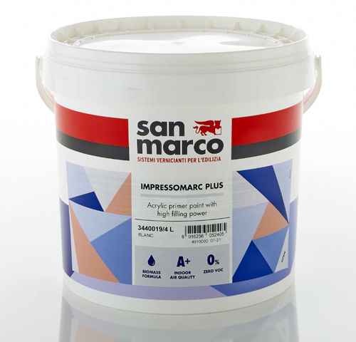 Pittura di fondo - IMPRESSOMARC PLUS - San Marco - da interno / per muro / acrilica