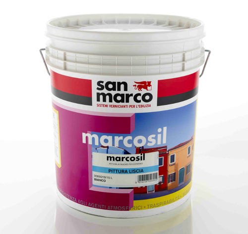 Pittura decorativa - MARCOSIL PITTURA LISCIA - San Marco - di protezione / da esterno / per muro